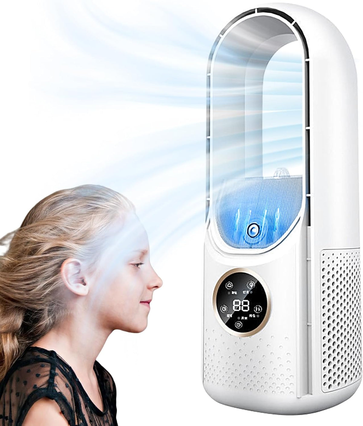 Bladeless 360 degree Air Tower Fan