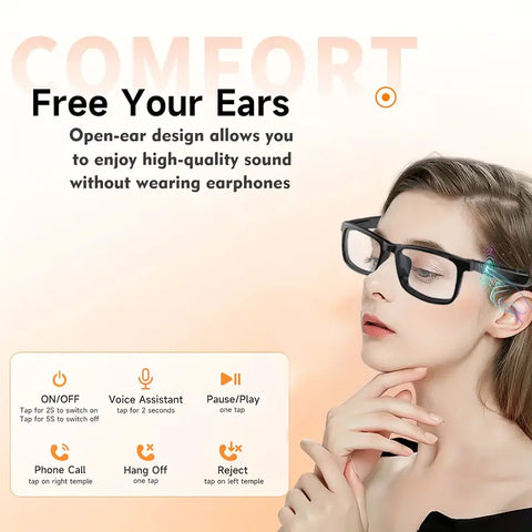 SmartVue Wireless Bluetooth Glasses
